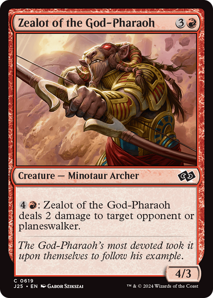 Zealot of the God-Pharaoh [Foundations Jumpstart] | I Want That Stuff Brandon