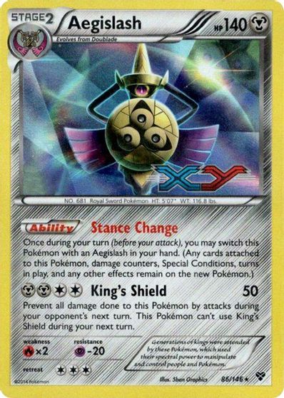 Aegislash (86/146) (Prerelease Promo) [XY: Black Star Promos] | I Want That Stuff Brandon