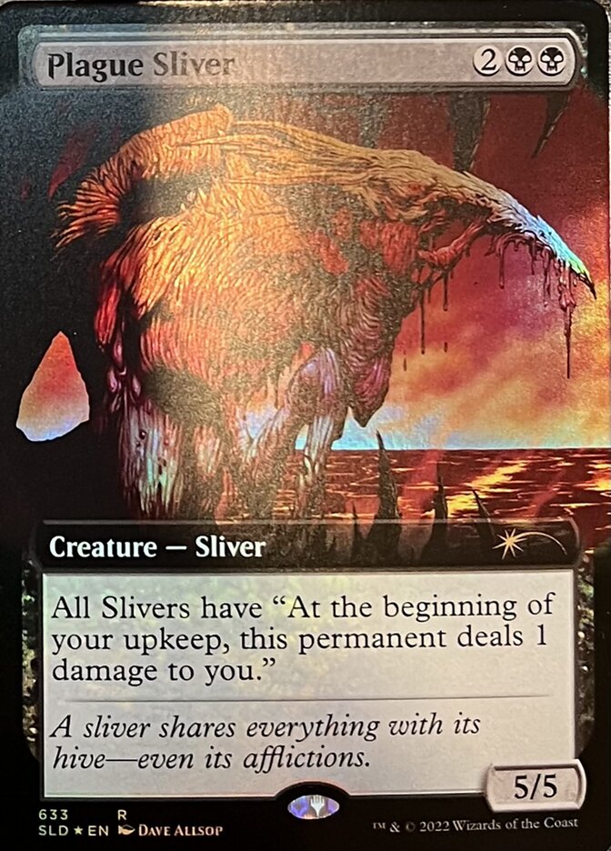 Plague Sliver (Extended Art) [Secret Lair Drop Promos] | I Want That Stuff Brandon