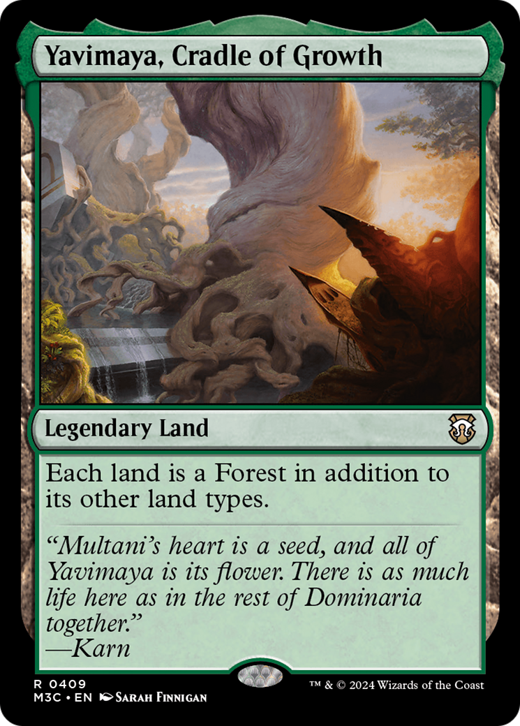 Yavimaya, Cradle of Growth (Ripple Foil) [Modern Horizons 3 Commander] | I Want That Stuff Brandon