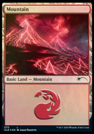 Mountain (Lightning) (570) [Secret Lair Drop Promos] | I Want That Stuff Brandon