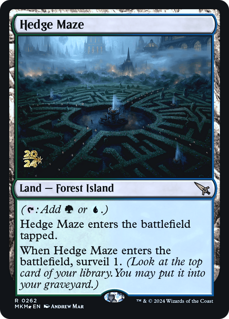 Hedge Maze [Murders at Karlov Manor Prerelease Promos] | I Want That Stuff Brandon