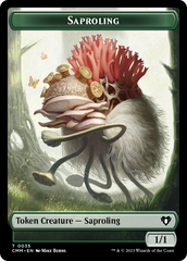 Saproling // Satyr Double-Sided Token [Commander Masters Tokens] | I Want That Stuff Brandon