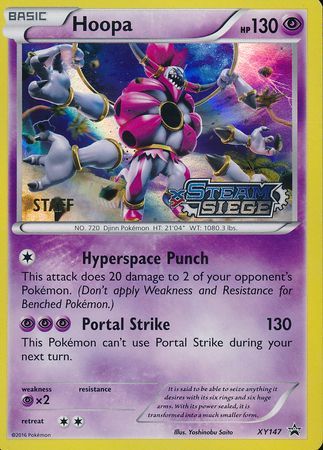 Hoopa (XY147) (Staff) [XY: Black Star Promos] | I Want That Stuff Brandon