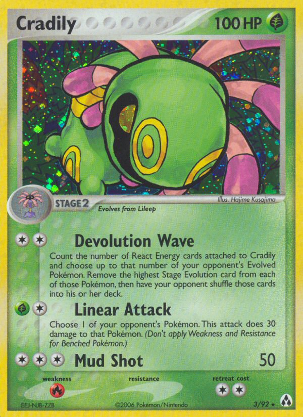 Cradily (3/92) [EX: Legend Maker] | I Want That Stuff Brandon