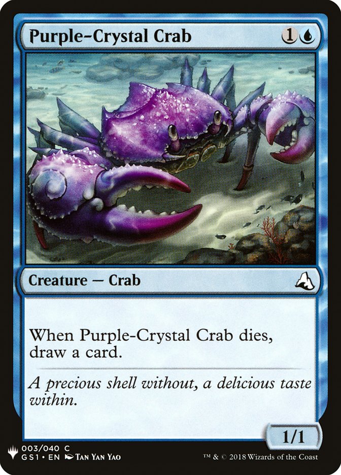 Purple-Crystal Crab [Mystery Booster] | I Want That Stuff Brandon