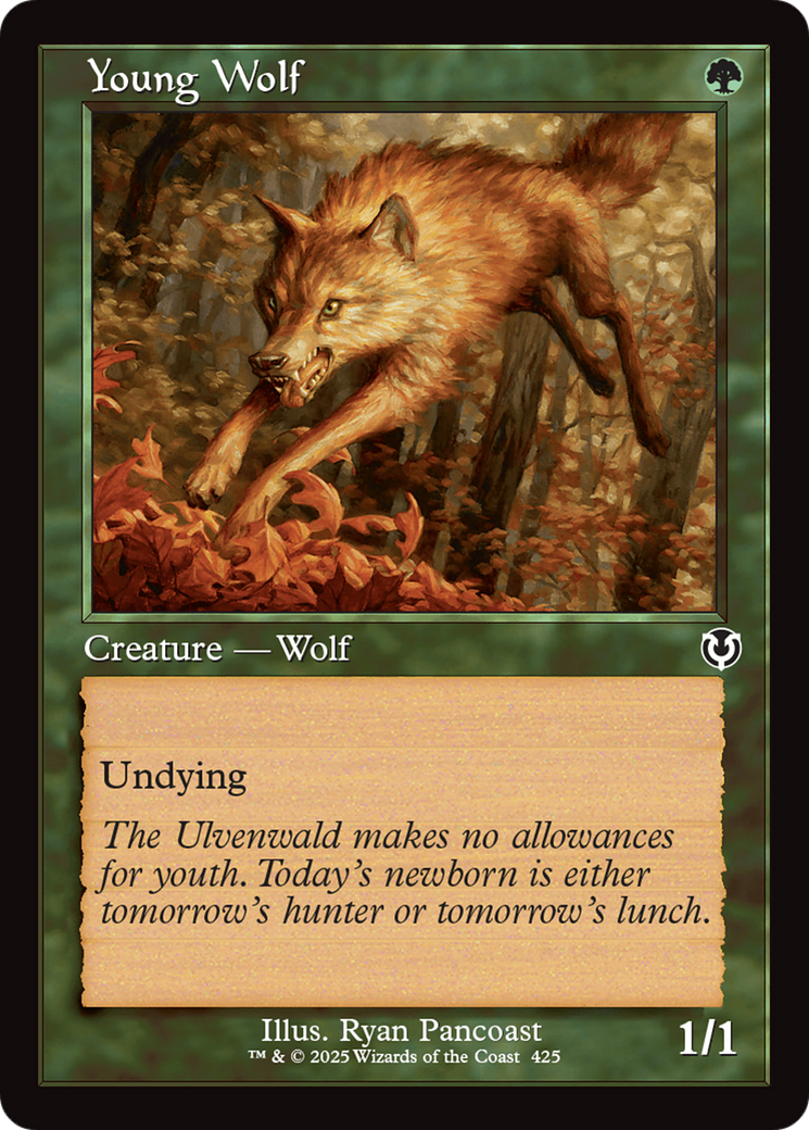 Young Wolf (Retro Frame) [Innistrad Remastered] | I Want That Stuff Brandon