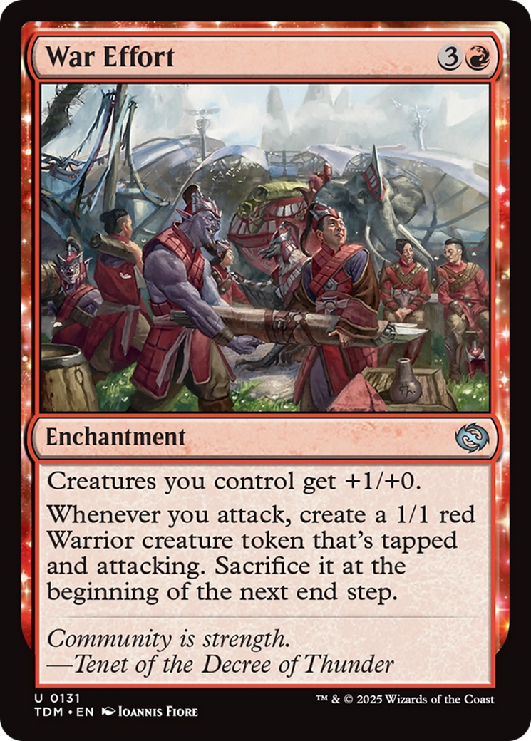 War Effort [Tarkir: Dragonstorm] | I Want That Stuff Brandon