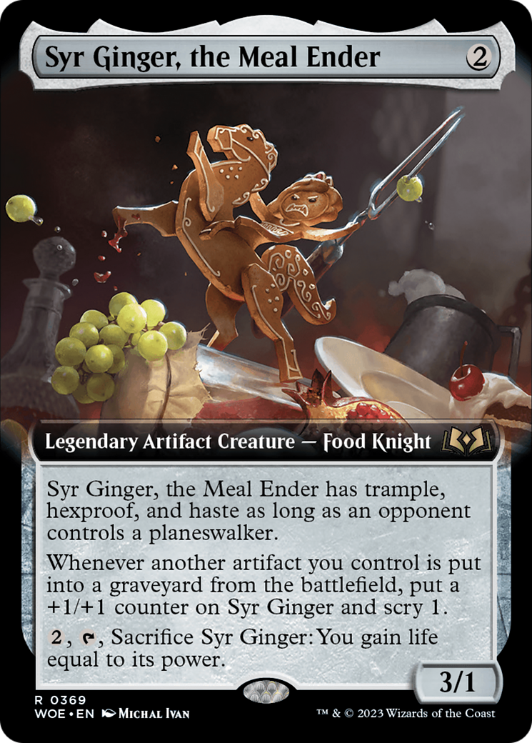 Syr Ginger, the Meal Ender (Extended Art) [Wilds of Eldraine] | I Want That Stuff Brandon