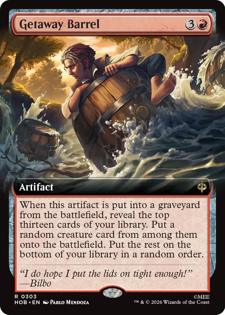 Getaway Barrel (Extended Art) [The Hobbit] | I Want That Stuff Brandon