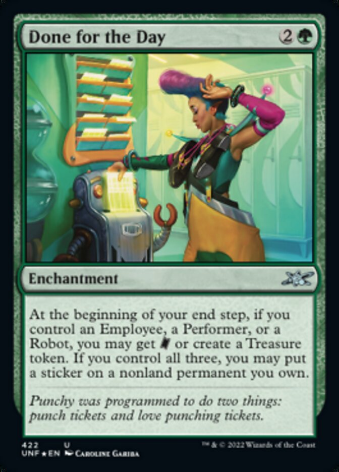Done for the Day (Galaxy Foil) [Unfinity] | I Want That Stuff Brandon