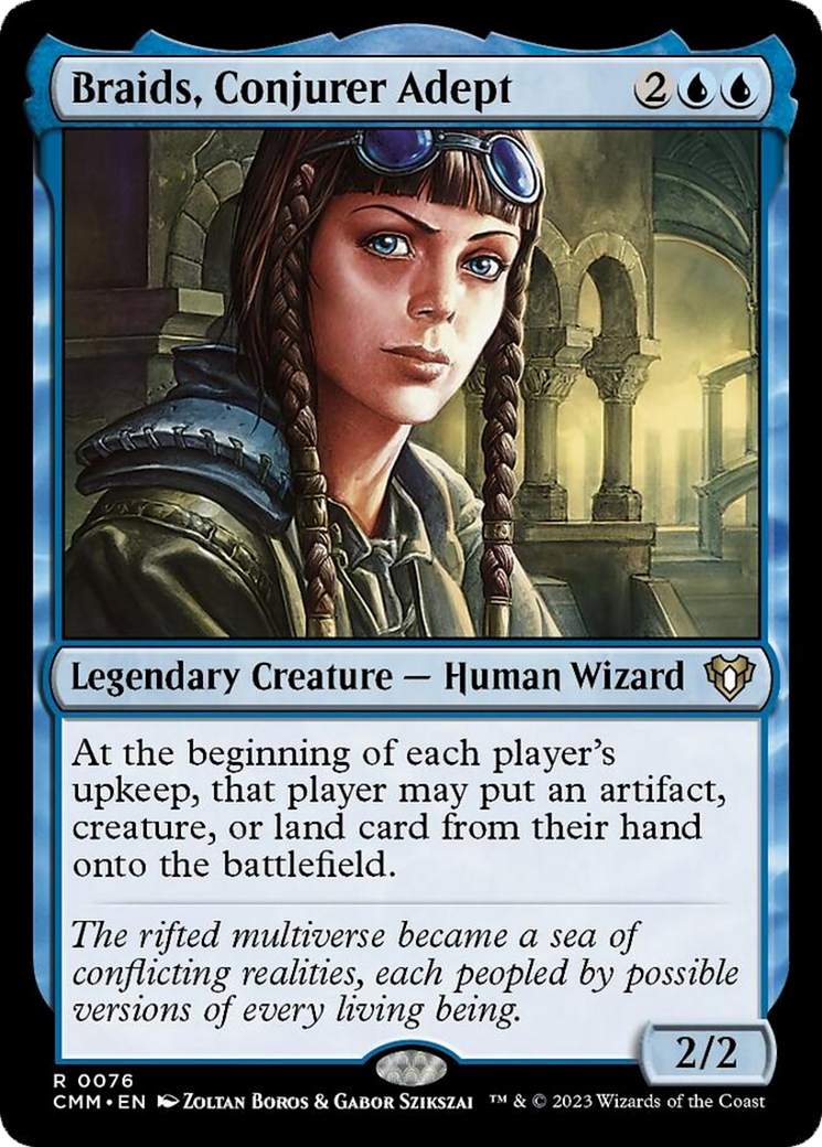 Braids, Conjurer Adept [Commander Masters] | I Want That Stuff Brandon