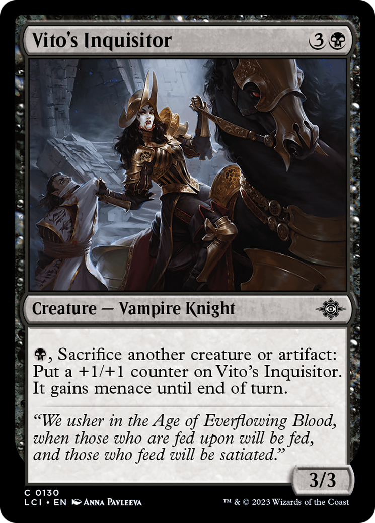 Vito's Inquisitor [The Lost Caverns of Ixalan] | I Want That Stuff Brandon