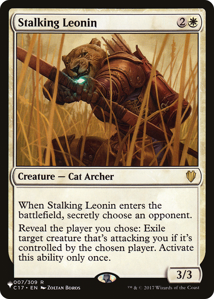 Stalking Leonin [The List] | I Want That Stuff Brandon