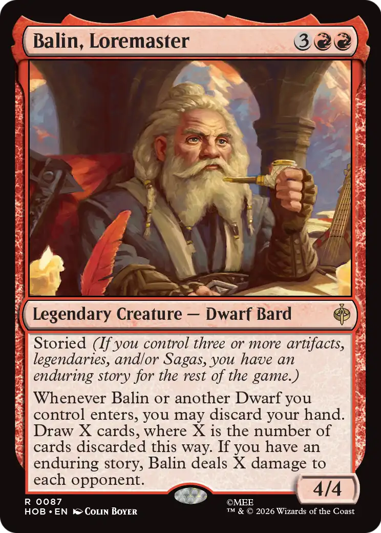 Balin, Loremaster [The Hobbit] | I Want That Stuff Brandon