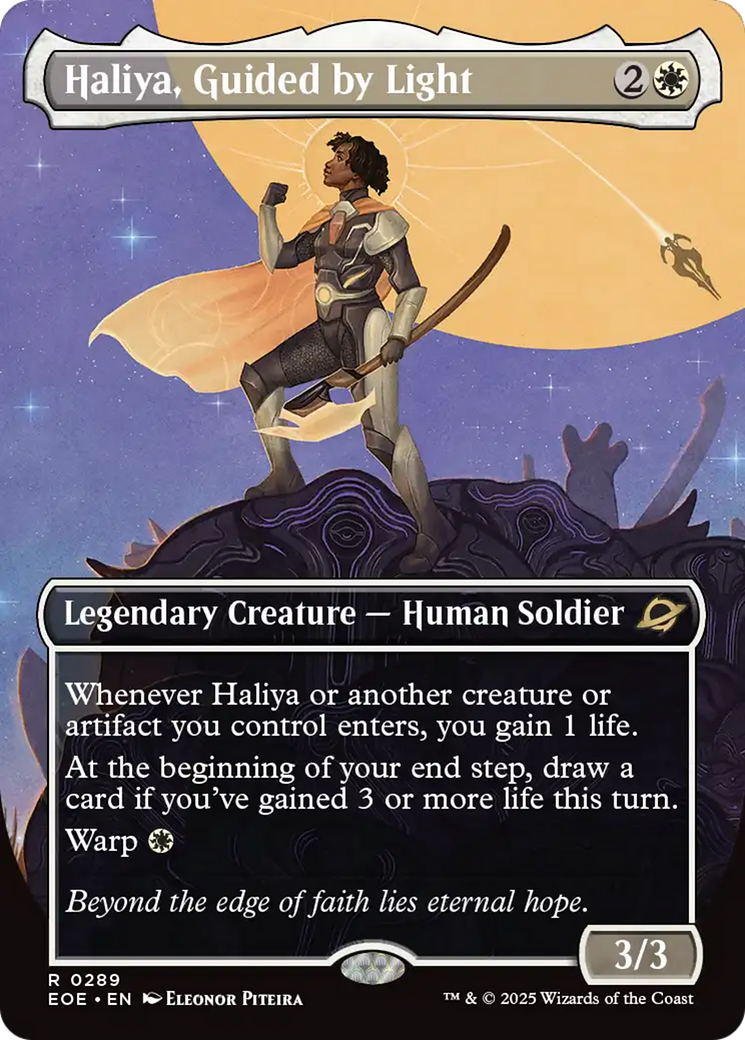 Haliya, Guided by Light (Borderless) [Edge of Eternities] | I Want That Stuff Brandon