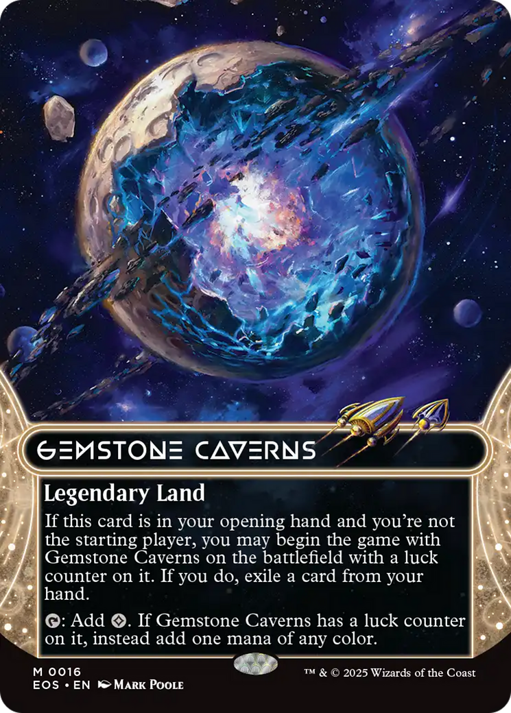 Gemstone Caverns (0016) (Borderless) [Edge of Eternities: Stellar Sights] | I Want That Stuff Brandon