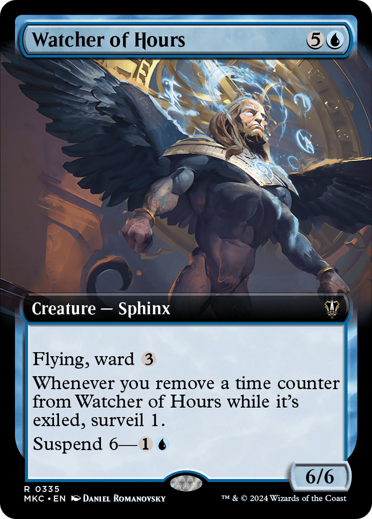 Watcher of Hours (Extended Art) [Murders at Karlov Manor Commander] | I Want That Stuff Brandon