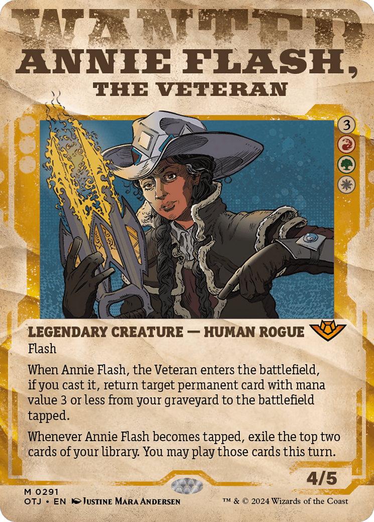 Annie Flash, the Veteran (Showcase) [Outlaws of Thunder Junction] | I Want That Stuff Brandon