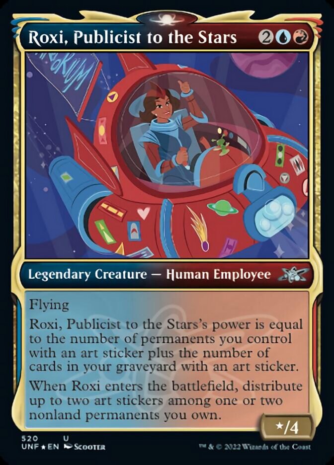 Roxi, Publicist to the Stars (Showcase) (Galaxy Foil) [Unfinity] | I Want That Stuff Brandon