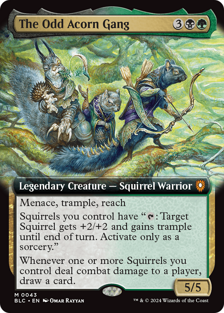 The Odd Acorn Gang (Extended Art) [Bloomburrow Commander] | I Want That Stuff Brandon