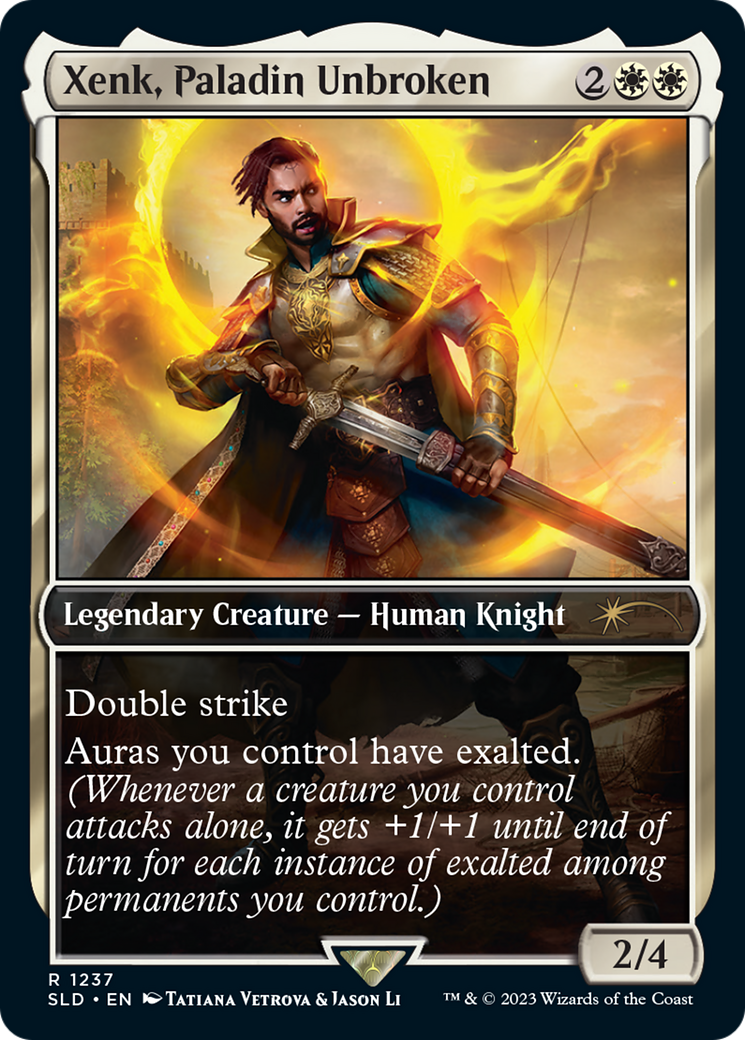 Xenk, Paladin Unbroken [Secret Lair Drop Series] | I Want That Stuff Brandon