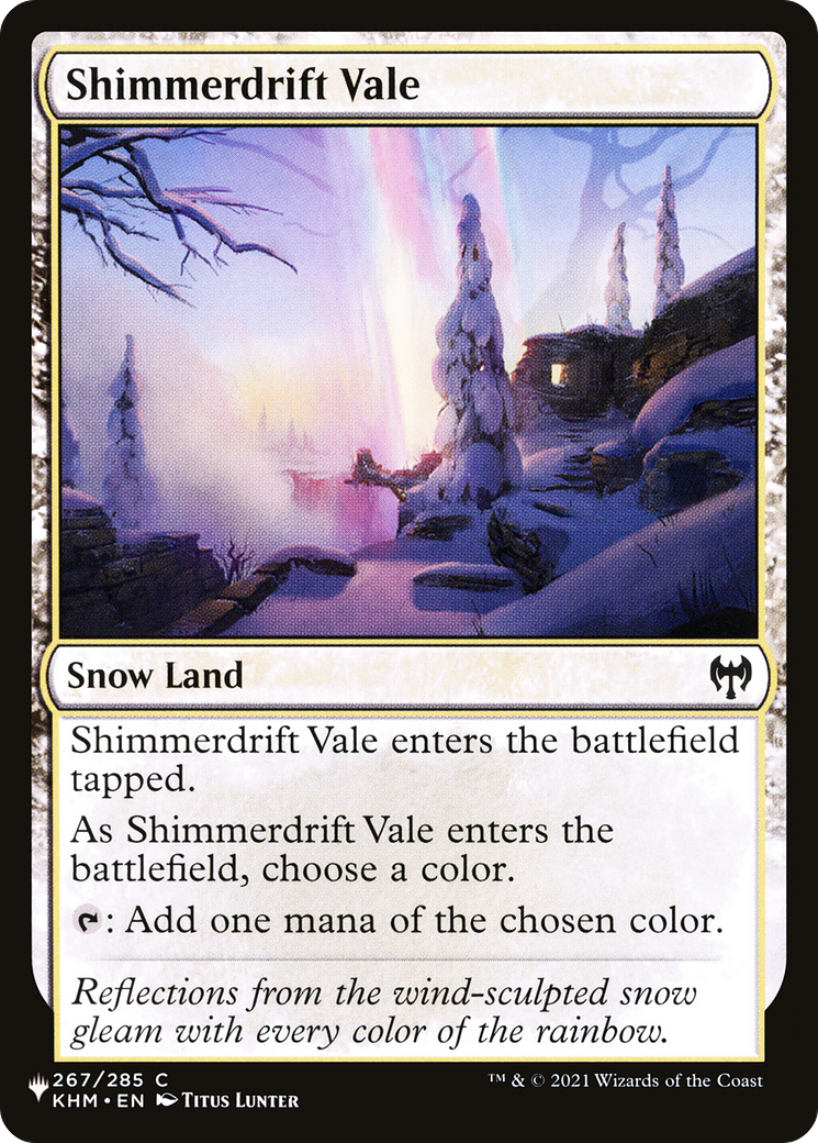 Shimmerdrift Vale [The List Reprints] | I Want That Stuff Brandon