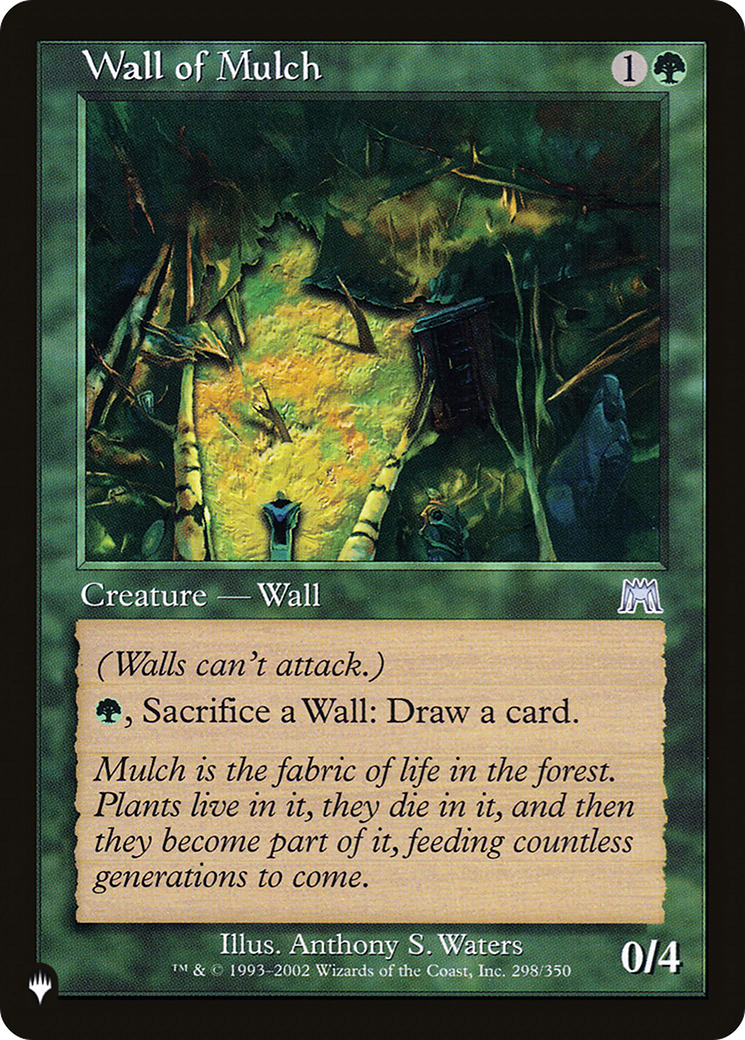 Wall of Mulch [The List Reprints] | I Want That Stuff Brandon