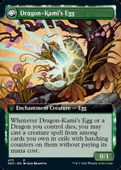 The Dragon-Kami Reborn // Dragon-Kami's Egg (Extended Art) [Kamigawa: Neon Dynasty] | I Want That Stuff Brandon