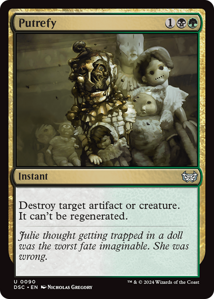 Putrefy [Duskmourn: House of Horror Commander] | I Want That Stuff Brandon