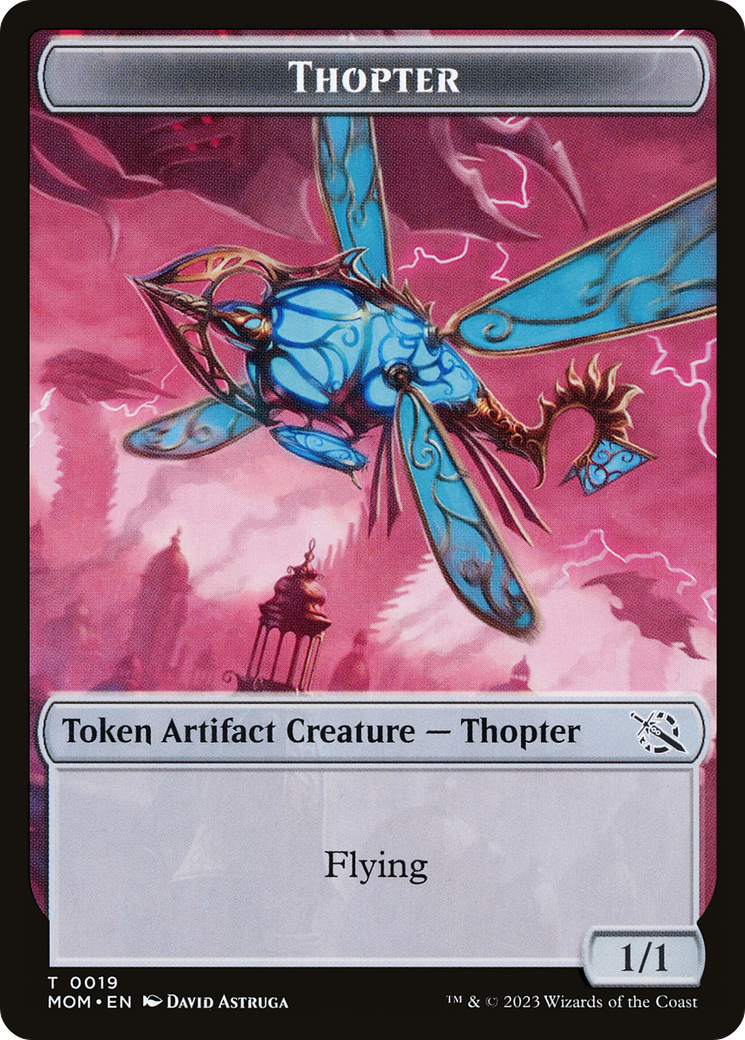 Soldier // Thopter Double-Sided Token [March of the Machine Tokens] | I Want That Stuff Brandon