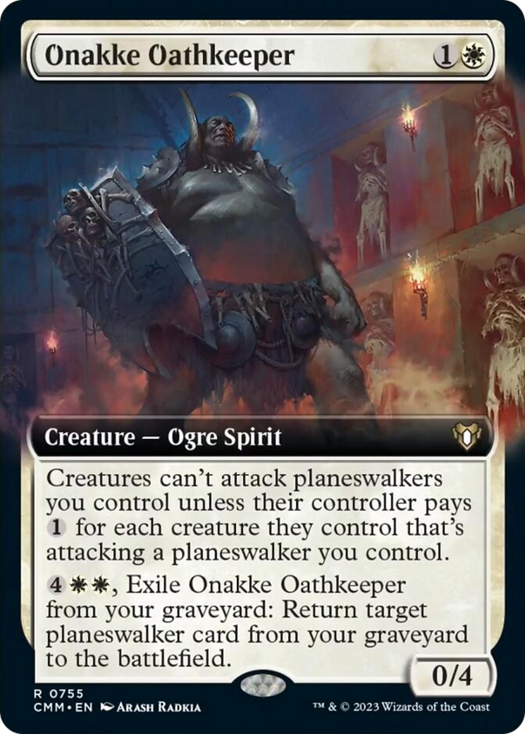 Onakke Oathkeeper (Extended Art) [Commander Masters] | I Want That Stuff Brandon