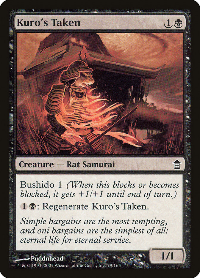 Kuro's Taken [Saviors of Kamigawa] | I Want That Stuff Brandon