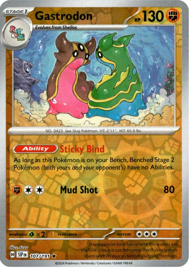 Gastrodon (107/191) [Scarlet & Violet: Surging Sparks] | I Want That Stuff Brandon