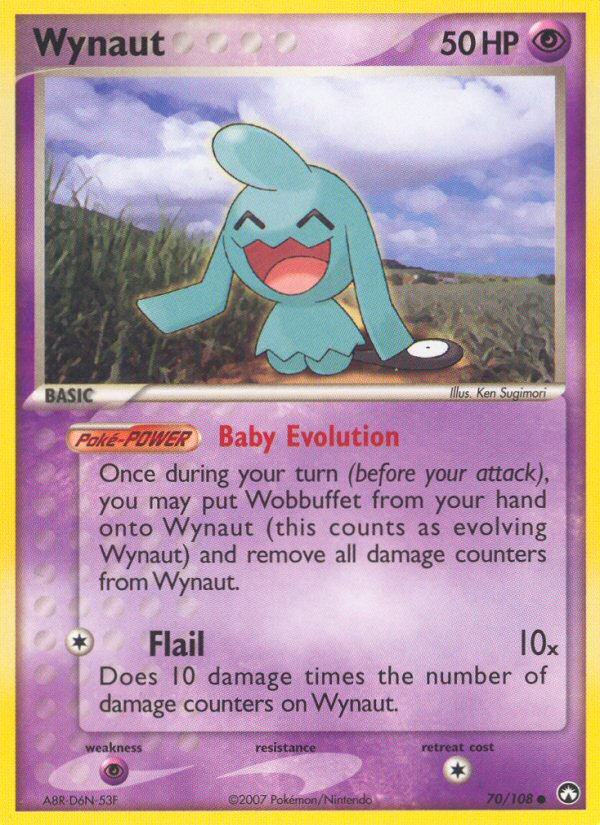 Wynaut (70/108) [EX: Power Keepers] | I Want That Stuff Brandon