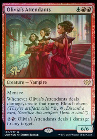 Olivia's Attendants [Innistrad: Crimson Vow Prerelease Promos] | I Want That Stuff Brandon