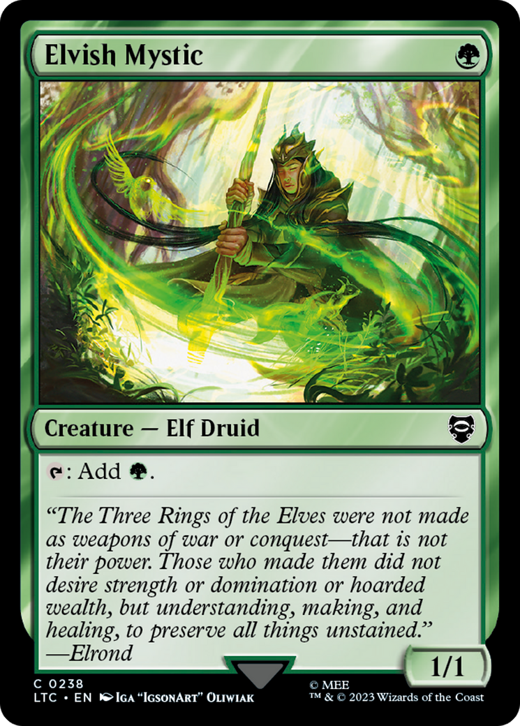Elvish Mystic [The Lord of the Rings: Tales of Middle-Earth Commander] | I Want That Stuff Brandon