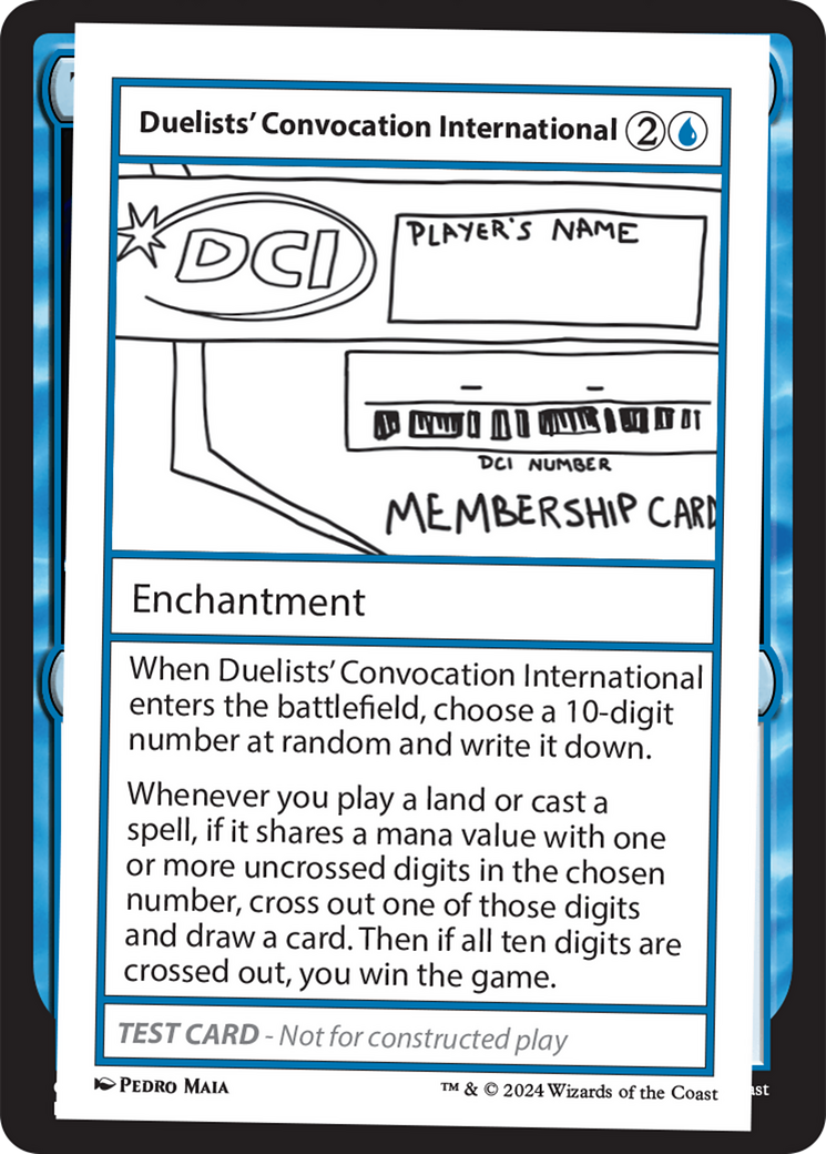 Duelists' Convocation International [Mystery Booster 2 Playtest Cards] | I Want That Stuff Brandon