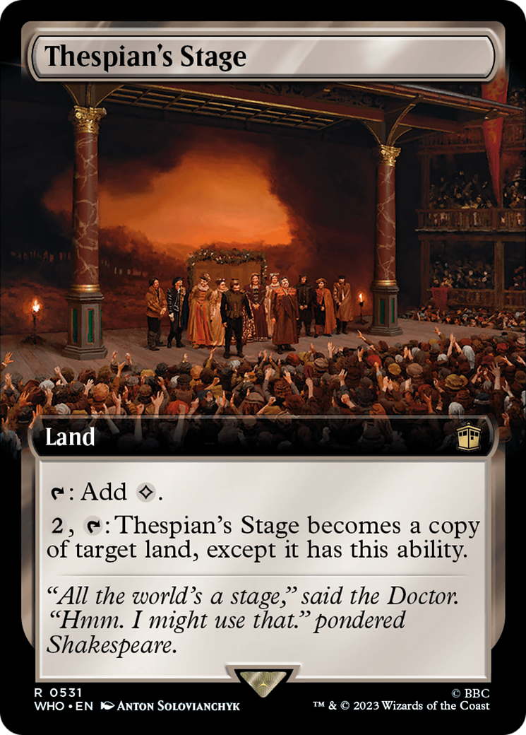 Thespian's Stage (Extended Art) [Doctor Who] | I Want That Stuff Brandon