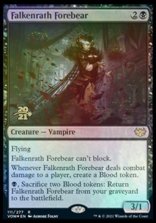 Falkenrath Forebear [Innistrad: Crimson Vow Prerelease Promos] | I Want That Stuff Brandon