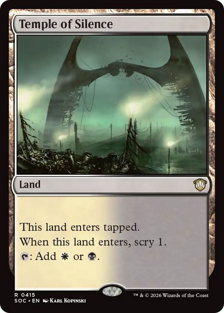 Temple of Silence [Secrets of Strixhaven Commander] | I Want That Stuff Brandon