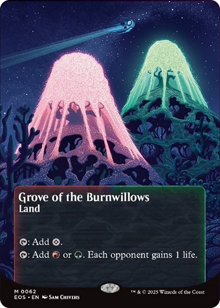 Grove of the Burnwillows (0062) (Borderless) [Edge of Eternities: Stellar Sights] | I Want That Stuff Brandon