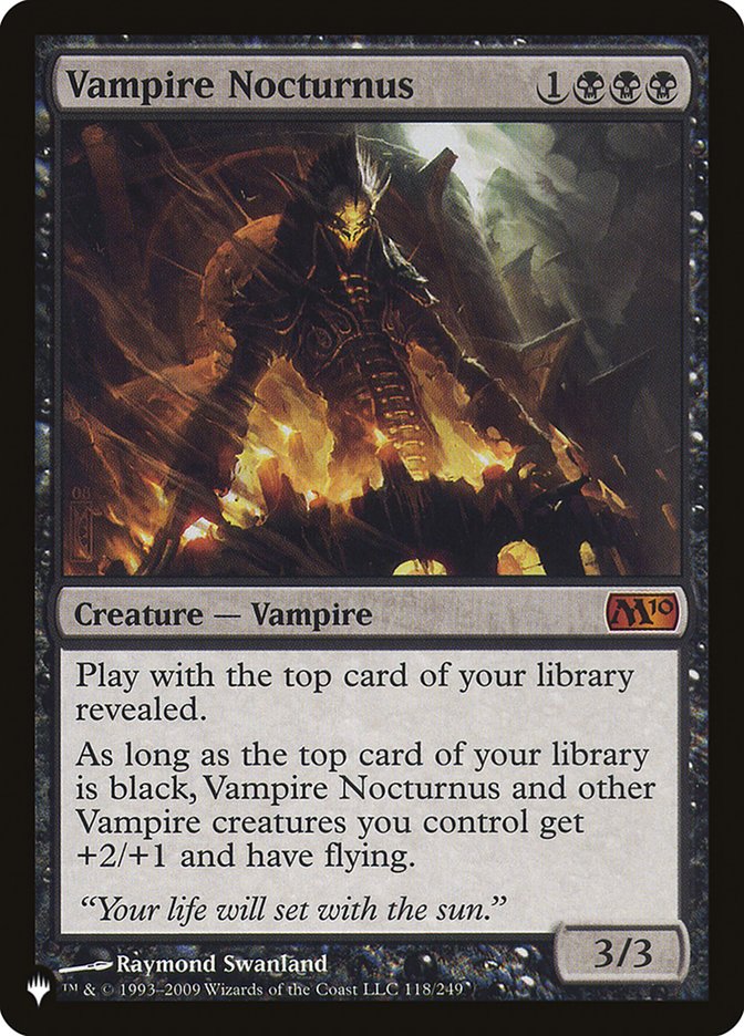 Vampire Nocturnus [The List] | I Want That Stuff Brandon