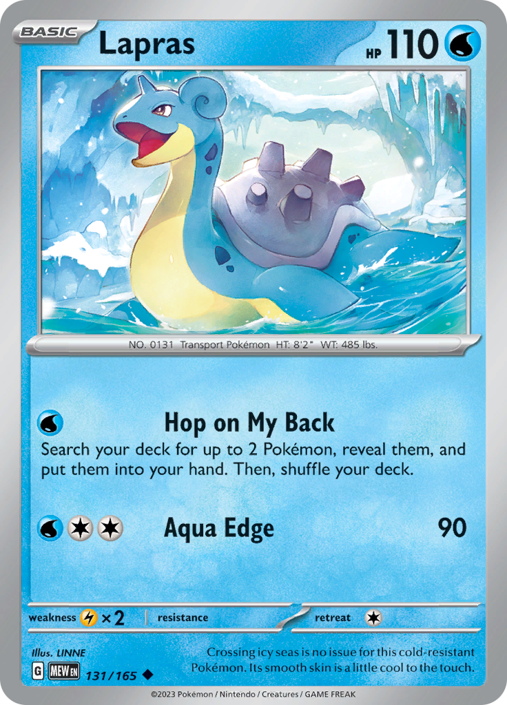 Lapras (131/165) [Scarlet & Violet 151] | I Want That Stuff Brandon