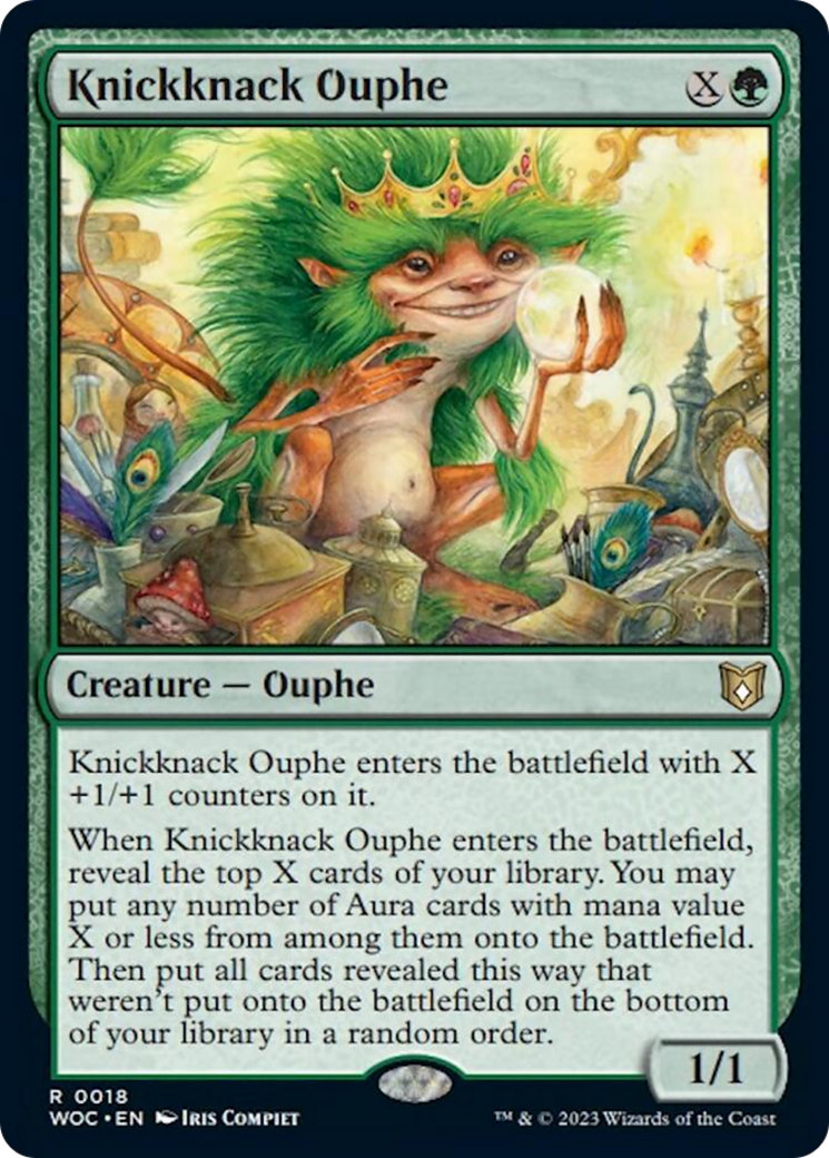 Knickknack Ouphe [Wilds of Eldraine Commander] | I Want That Stuff Brandon