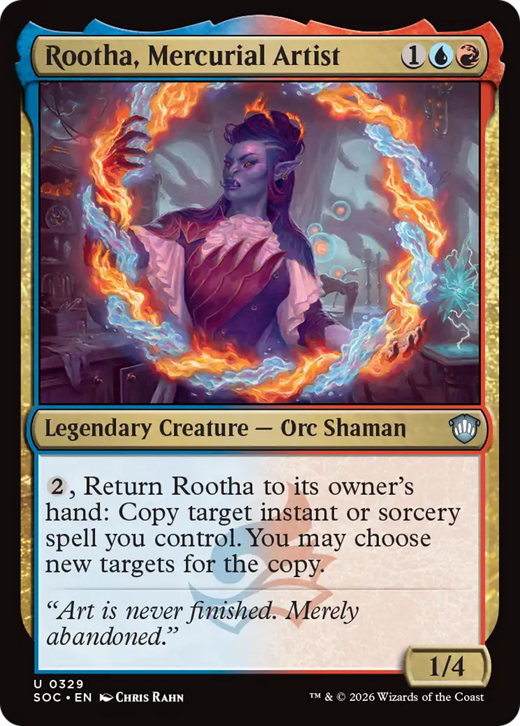 Rootha, Mercurial Artist [Secrets of Strixhaven Commander] | I Want That Stuff Brandon