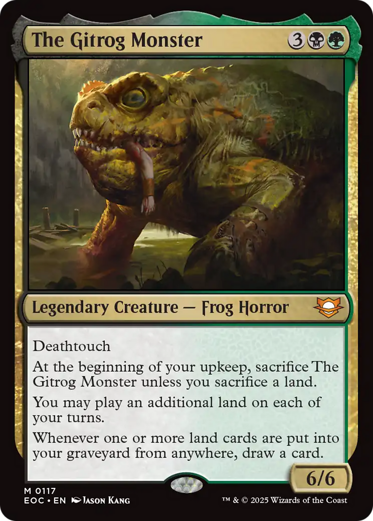The Gitrog Monster [Edge of Eternities Commander] | I Want That Stuff Brandon