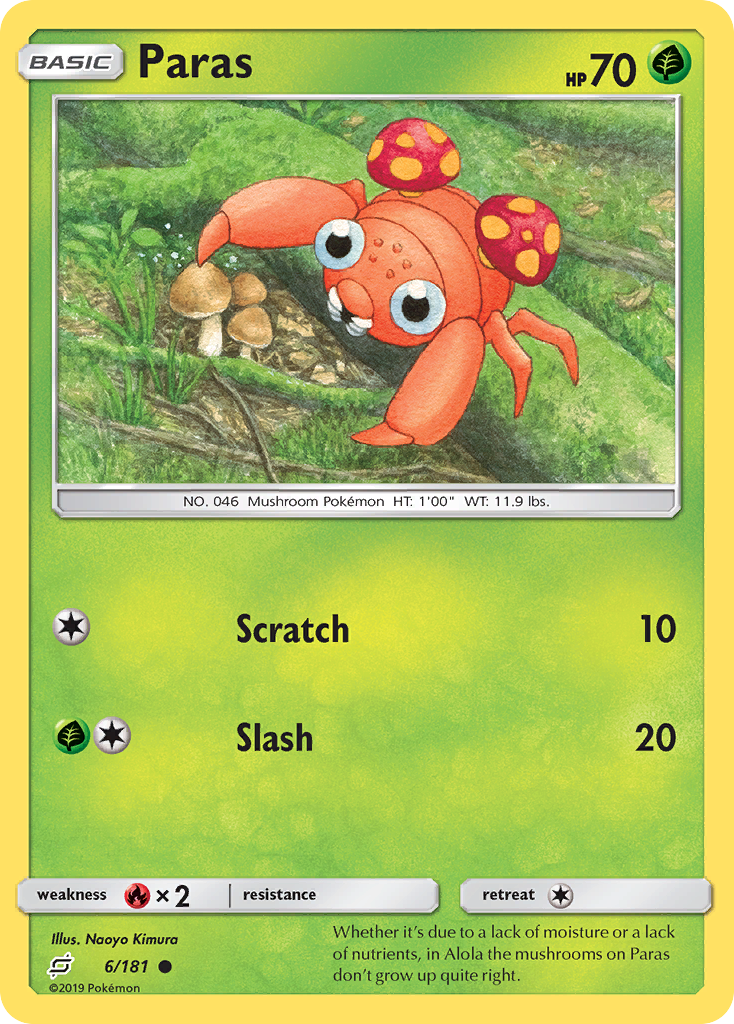 Paras (6/181) [Sun & Moon: Team Up] | I Want That Stuff Brandon