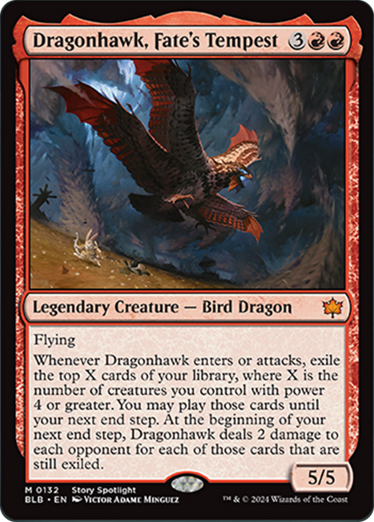 Dragonhawk, Fate's Tempest [Bloomburrow] | I Want That Stuff Brandon