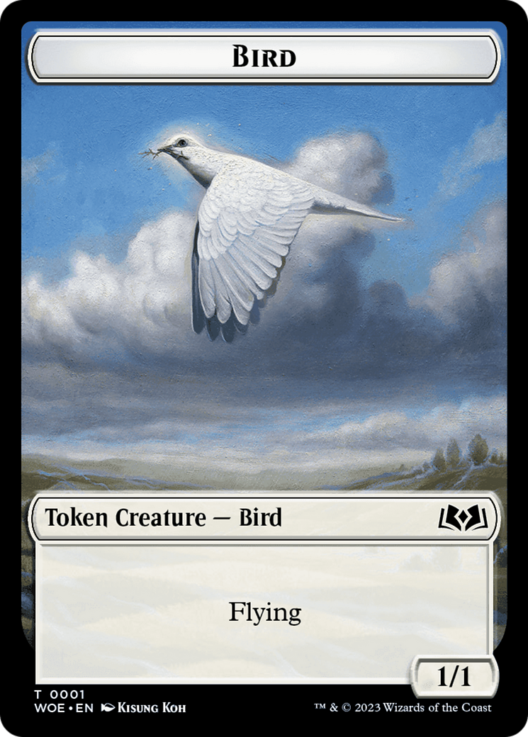 Bird // Food (0013) Double-Sided Token [Wilds of Eldraine Tokens] | I Want That Stuff Brandon